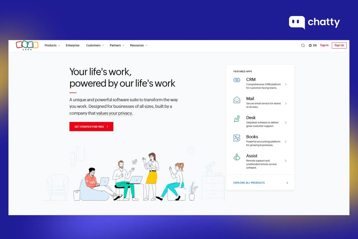 zoho desk