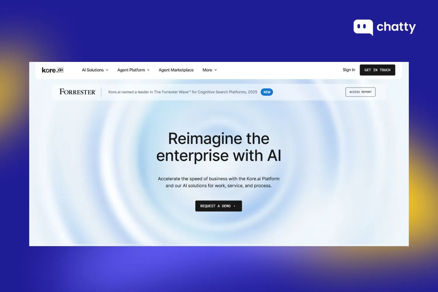 kore.ai chatbot
